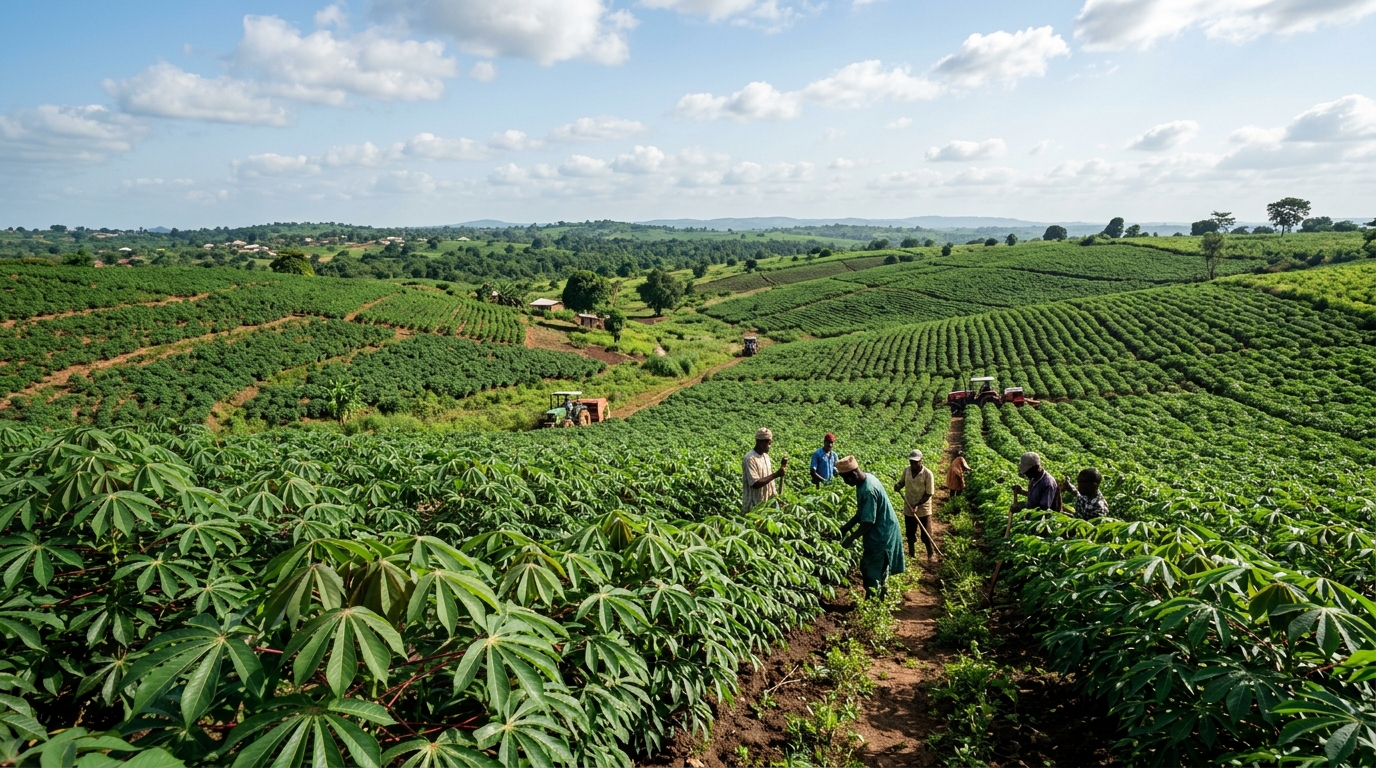 Nigerian Cassava Farmland