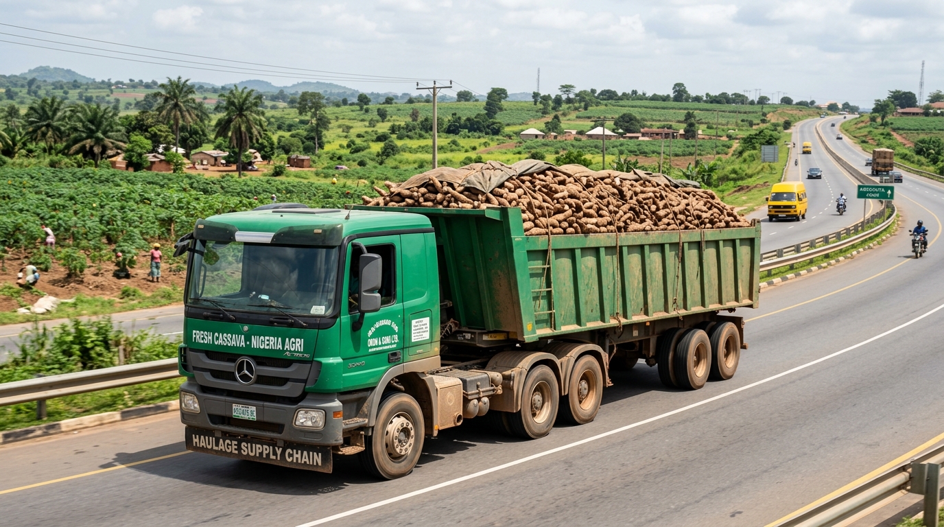 CNG Cassava Haulage Truck